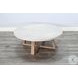 Cozy Luxe Light Gray Rowan Round Round Occassional Table Set