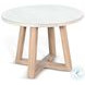 Hearthstone Circle Light Gray Round End Table