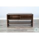 Luxe Lineage Dark Brown Rectangular Sofa Table