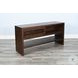 Luxe Lineage Dark Brown Rectangular Sofa Table
