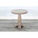 Ember Grace Natural 24" Round Chair Side Table