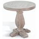 Ember Grace Natural 24" Round Chair Side Table