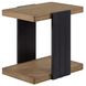 Aurora Latte Channel Chairside Table