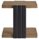 Aurora Latte Channel Chairside Table