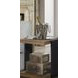 Aurora Latte Channel Chairside Table