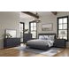 Aurora Peppercorn Queen Waterfall Panel Bed
