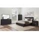 Aurora Peppercorn Queen Waterfall Panel Bed
