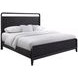 Aurora Peppercorn King Open Panel Bed