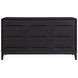 Aurora Peppercorn Waterfall Panel Bedroom Set
