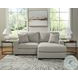 Ammon Smoke Sofa Chaise Sectional