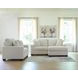 Ammon Ivory 85" Sofa Chaise