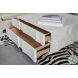 Portico Stucco White Cocktail Table