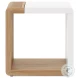 Portico Sienna And White End Table