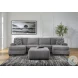 Birkdale Court Gray 3 Piece Sectional