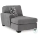 Birkdale Court Gray 3 Piece Sectional
