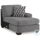 Birkdale Court Gray 3 Piece Sectional