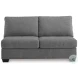 Birkdale Court Gray 3 Piece Sectional