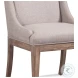 Buxton Oatmeal Parsons Chair Set of 2