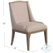 Buxton Oatmeal Parsons Chair Set of 2