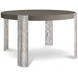 Prado Porcini And Bright Graphite Extendable Dining Table