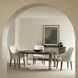 Prado Porcini And Bright Graphite Extendable Dining Table