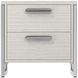Stratum Mist And Polished Nickel Nightstand