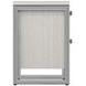 Stratum Mist And Polished Nickel Nightstand