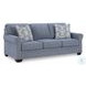 Carissa Manor Denim Performance Fabric Queen Sofa Sleeper