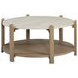 Elements Toffee Stone Top Cocktail Table