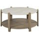 Elements Toffee Stone Top Cocktail Table
