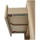 Elements Toffee 2 Drawer Nightstand with Rope Fronts