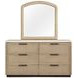 Elements Toffee Arched Mirror