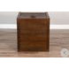 Havenstead Dark Brown Rectangular End Table with Drawer