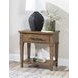 Artisans Place Vintage Pine and Ironwood 1 Drawer Nightstand with USB Charging