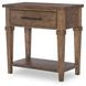 Artisans Place Vintage Pine and Ironwood 1 Drawer Nightstand with USB Charging