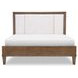 Artisans Place Brown and Beige King Upholstered Panel Bed