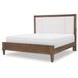 Artisans Place Brown and Beige King Upholstered Panel Bed