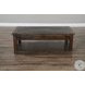 Ember Grace Dark Brown 48" Rectangular Coffee Table with Casters