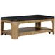Blue Mallee Brown and Black Occasional Table Set