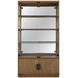 Blue Mallee Brown 4 Door Display Cabinet