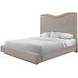 Blue Mallee Beige and Brown Upholstered Panel Bedroom Set