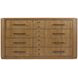 Blue Mallee Brown 12 Drawer Large Dresser