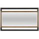 Blue Mallee Black and Brown Rectangular Dresser Mirror