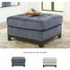 Maxon Place Navy Oversized Accent Ottoman