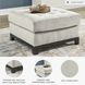 Maxon Place Stone Oversized Accent Ottoman