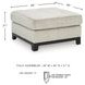 Maxon Place Stone Oversized Accent Ottoman