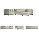 Maxon Place Stone 3 Piece Sectional with RAF Chaise