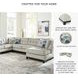 Maxon Place Stone 3 Piece Sectional with RAF Chaise