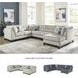 Maxon Place Stone 3 Piece Sectional with RAF Chaise