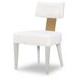 Miramar White Upholstered Side Chair Set of 2